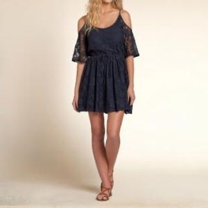 Hollister Navy Lace Dress